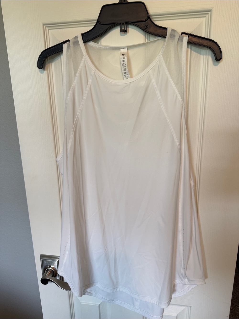 lululemon athletica White Athletic Tank with Racerback Style